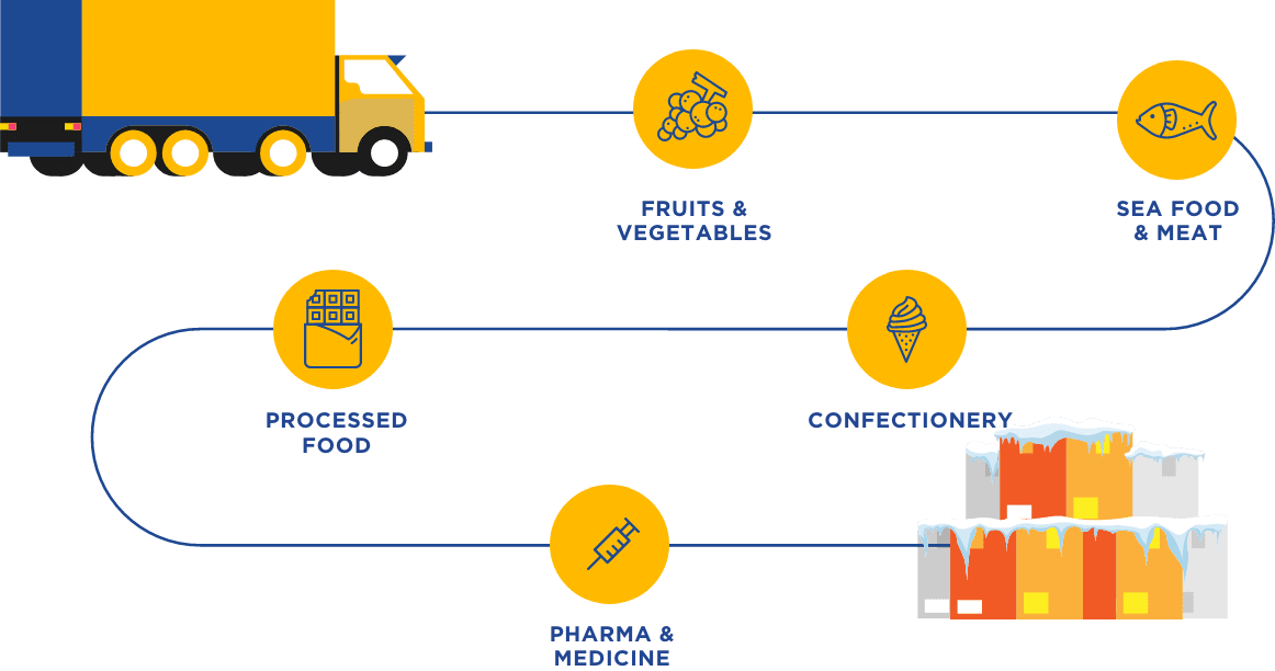 RANGE OF PRODUCTS HANDLED BY IP